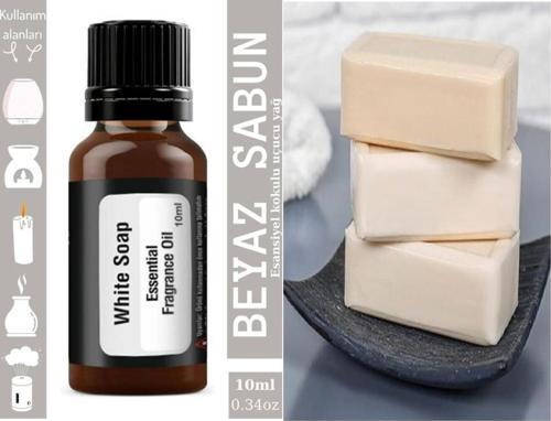 Beyaz Sabun Uçucu Yağ Kokusu Buhurdanlık Difüzör Hava Nemlendirici Kokusu Difüzör Koku Aromatik