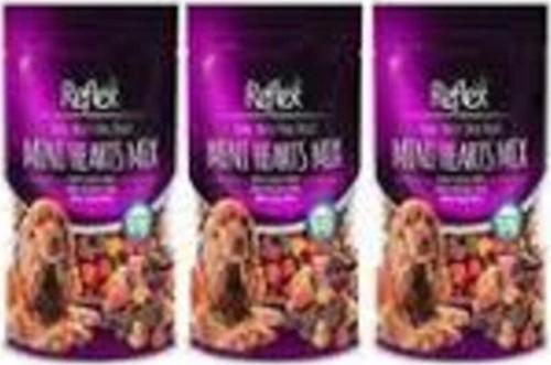 Yarı Yumuşak Ödül Maması Mini Kalp Mix - 150 Gr X 3 (adet)