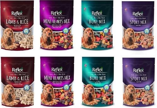 4 Çeşit Karma Yarı Yumuşak Köpek Ödül 150 Gr. X 8 Adet