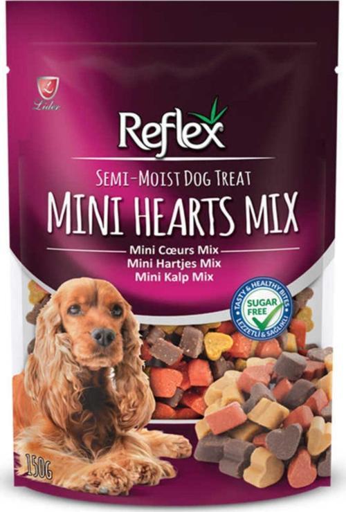 Köpek Ödül Maması Mini Kalp Mix 150 Gr Semi