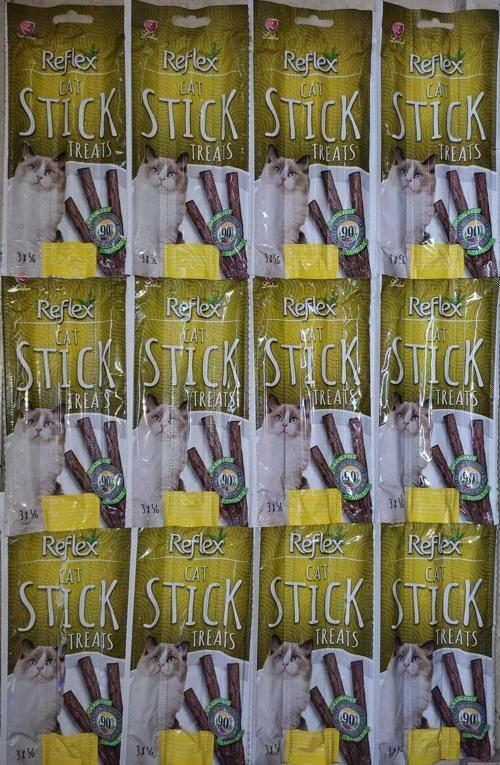 Kedi Ödül Sticks Hindi & Kuzu 3*5 Gr 12 Adet
