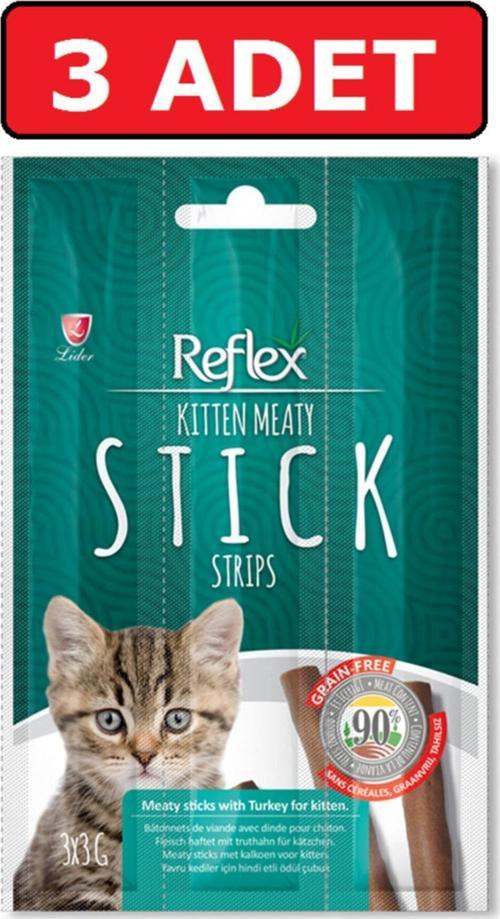Kitten Meaty Stick Hindi Etli Ödül Çubuk (3 X 3Gr) 3 Adet Yavru Kedi Ödül Maması