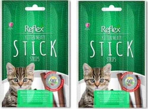 Yavru- Kıtten Kedi Hindili Ödül Çubuk 15 Gr - Eko 2 Li Paket