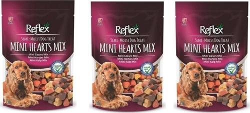 Yarı Yumuşak Kalp Mix Köpek Ödül 150 Gr. X 3 Adet