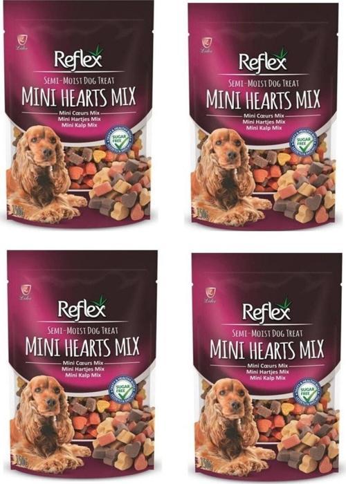 Yarı Yumuşak Kalp Mix Köpek Ödül 150 Gr. X 4 Adet