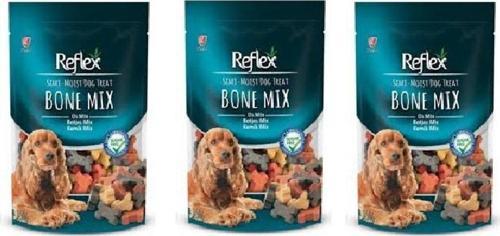 Yarı Yumuşak Kemik Mix Köpek Ödül 150 Gr. X 3 Adet