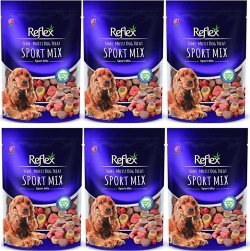 Yarı Yumuşak Sport Mix Köpek Ödül Maması 150 gr 6 Adet
