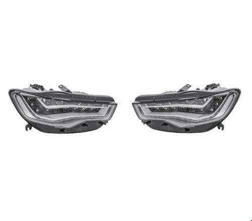 Audi A6 Ön Far Seti (Matrix Led Dolu DÖnüşüm Farı) 2013 Sonrası Uyumlu