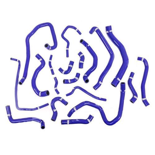 VW Golf 7R, VW Golf 7 GTI, Audi S3 8V, Leon Cupra 5F  Forge Motorsport Soğutma Sıvısı Silikon Hortum Seti Mavi