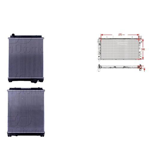 Mitsubishi Fuso Canter 3.0 5.5 Ton 2013 Sonrası Temsa Prestij 2010 Sonrası Su Radyatörü Brazing MT 575X508X48 Çerçevesiz