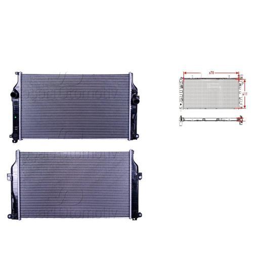 Toyota RAV4 2.0D-4D 2.2D-4D Manuel 2013 Sonrası Su Radyatörü Brazing MT 670X411X16