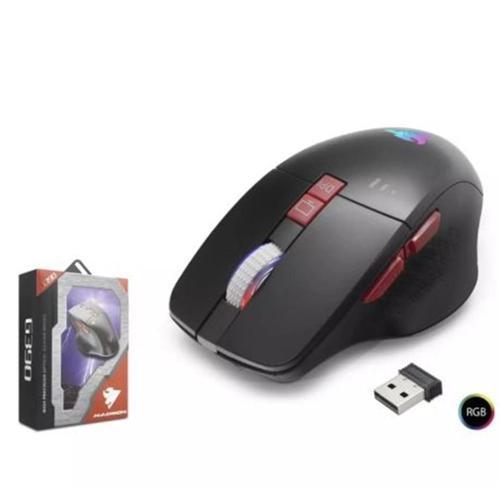 G390 Kablosuz Oyuncu Mouse Type-C Port Şarjlı + Led gösterim Rgb 1600Dpi Sessiz Siyah