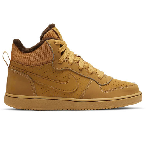 Court Borough Mid Winter Leather Sneaker Hakiki Deri Yün Bilekli Kışlık Unisex Spor Ayakkabı Taba