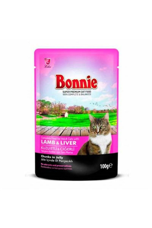 Kuzu Etli Ve Cigerli Pouch Yetişkin Kedi Konservesi 100 Gr