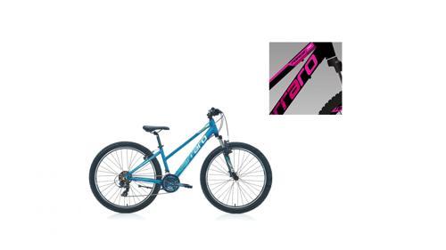 FORCE 701 KADIN DAĞ BİSİKLETİ 432H V 27.5 JANT 21 VİTES MAT SİYAH FUŞYA BEYAZ