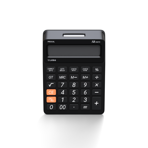 ProCal Profesyonel Siyah Hesap Makinesi