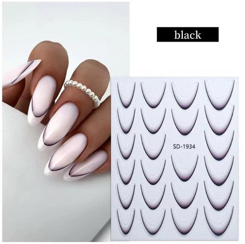 5D Tırnak Stickerları - 5D Nail Stickers SD-1934