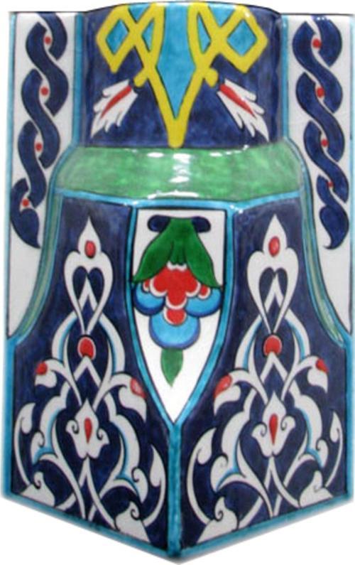 14x20 El Dekoru Renkli Sütunce Başlık
