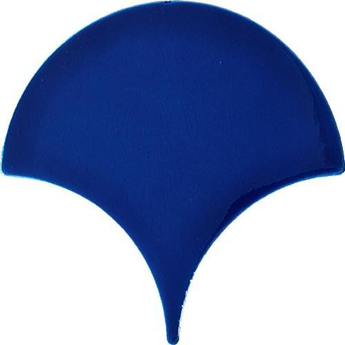 17x17 Cm Kobalt Balık Pulu Seramik