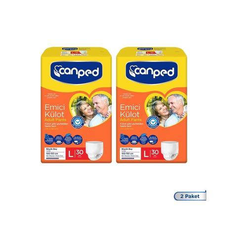 Emici Külot hasta bezi L (büyük) beden 60 adet (2 adet 30 lu paket)