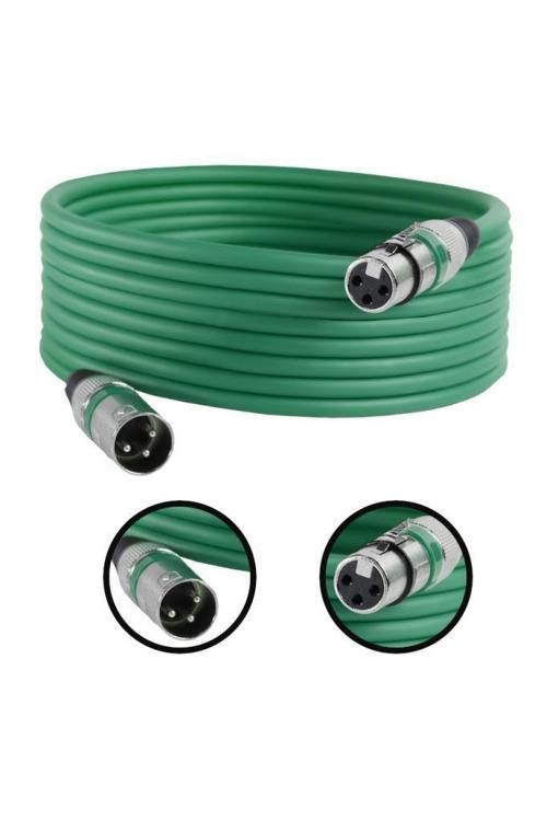 MXL-10M-GR Kaliteli XLR TO XLR 10 mt. Mikrofon Kablosu
