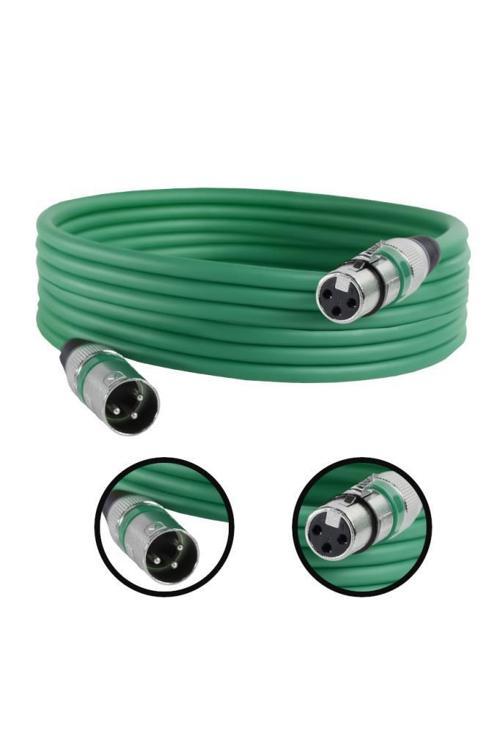 MXL-5M-GR Kaliteli XLR TO XLR 5 mt. Mikrofon Kablosu