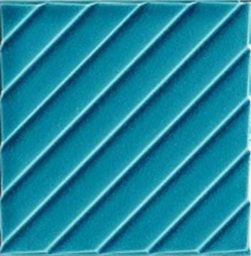 20x20 Cm Linea Turkuaz Modern Desenli Çini Seramik Karo