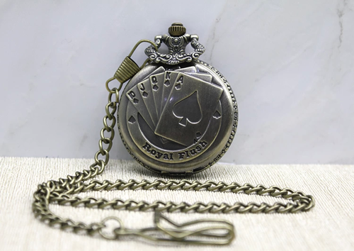 Oyun Kartı Köstekli Saat Alk3876