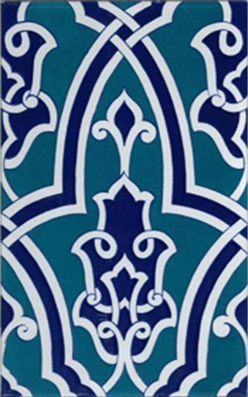 25x40 Cm Sp 406 Kütahya Çinisi Iznik Desenli Çini Karo