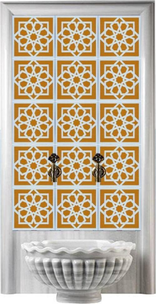 60x100 Cm Sp 101 Sarı Serigraf Türk Hamamı Pano