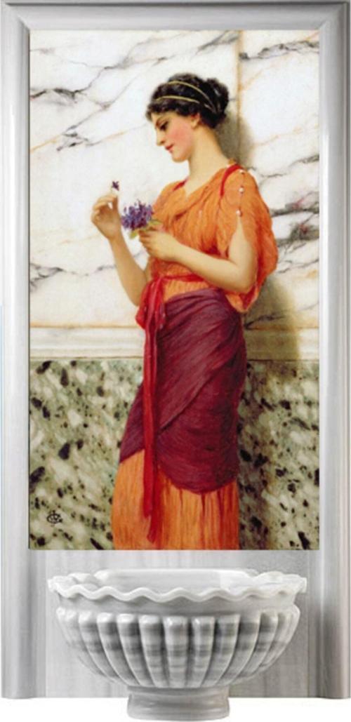 60x100 Osmanlı Türk Hamamı Yunan Kızı Dijital Baskı