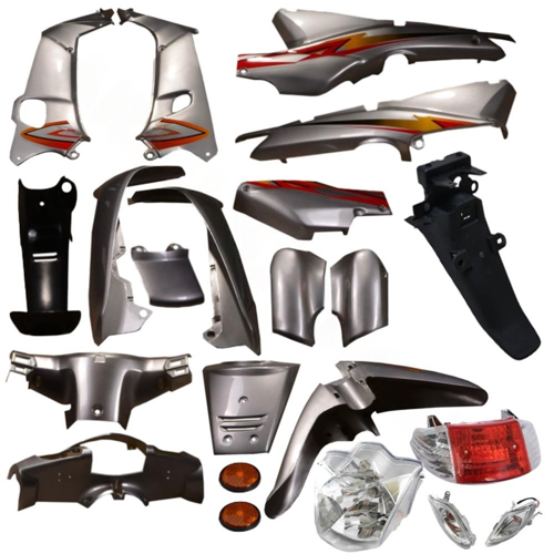 MONDIAL MFH-KH CUB KAPORTA SETİ GÜMÜŞ FAR+STOP DAHİL