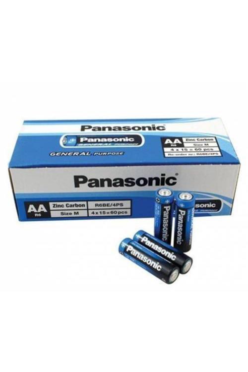 Panasonıc 4X15=60 Adet 1.5V Panasonic Universal Aa Kalem Pil Aa Pil Alkalıne Pil 