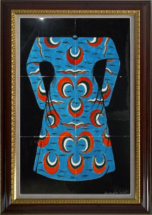 40x60 Cm Ed 656 Hilal Kaftan Çini Pano