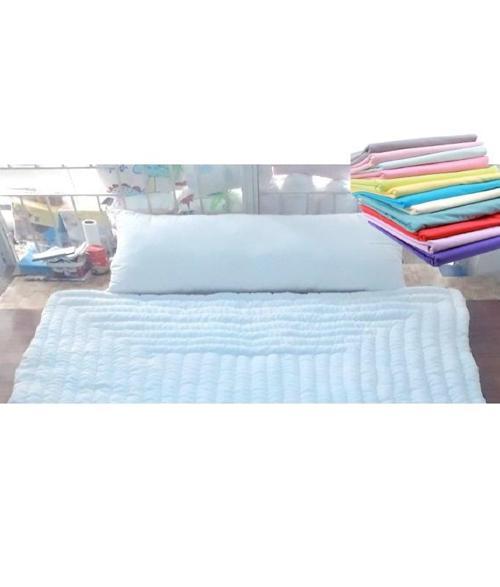Karı Koca Yastığı 50x130+Yastık Kılıfı, Pamuklu, Uzun Yastık (50x130)