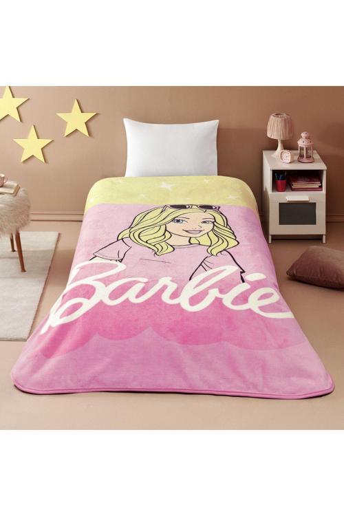 Lisanslı Barbie Malibu Tek Kişilik Battaniye