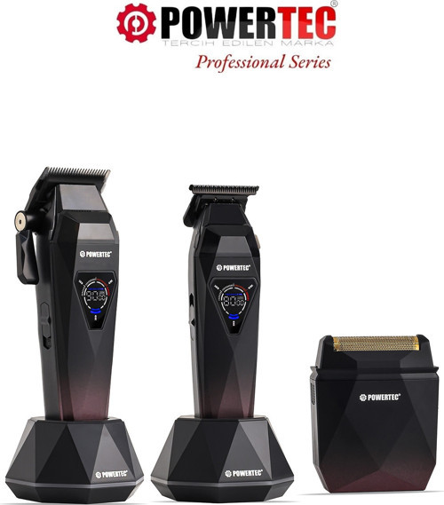 TR-5800 Saç-Sakal-Ense-Günlük Tıraş Makinesi 3'lü Set ( 0.5mm Tarak Dahil )