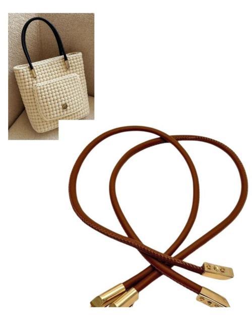 60 cm Taba Renk Trend Model Çift Çanta Sapı