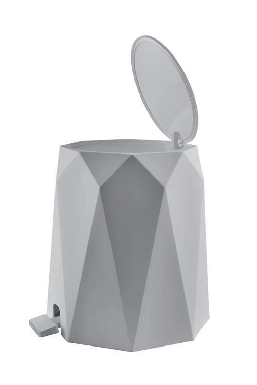 ELF-476 Geo Plastik Pedallı Çöp Kovası 4 Litre