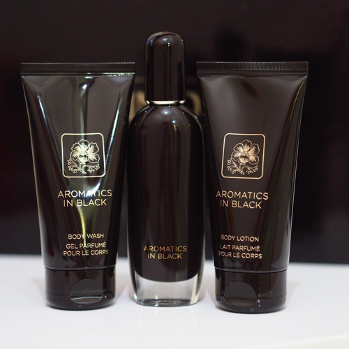 CLINIQUE AROMATICS IN BLACK EDP 50 ml+BODY LOTION 75 ml+BODY WASH 3'lü SET