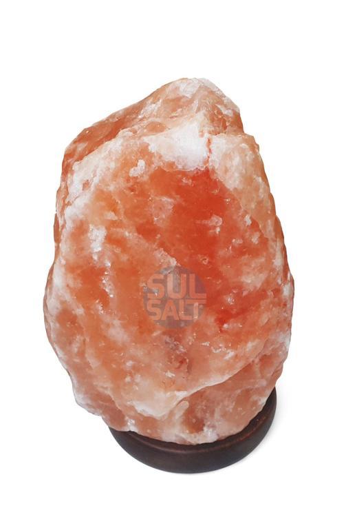 Himalaya Tuz Lambası 4-5 Kg | Pembe Turuncu Renk Himalaya Tuz Lambası | Açma Kapama Düğmeli