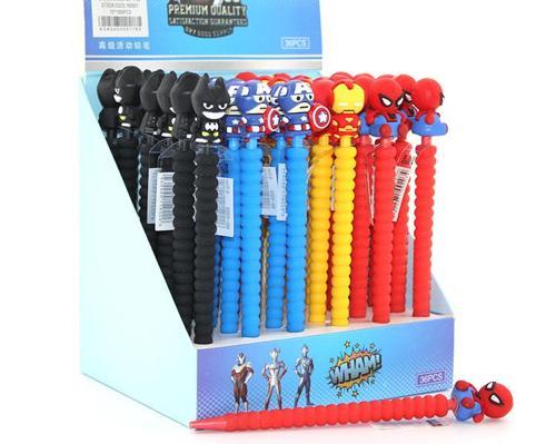 07 Uçlu Karışık Kahraman Figürlü Kalem