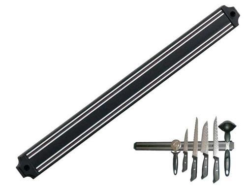 Mıknatıslı Bıçak Tutucu Stand - 49 Cm, Siyah