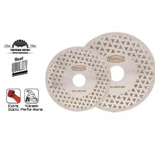 Elektrolize Elmas Kesici Flanşlı Disk - 230 Mm