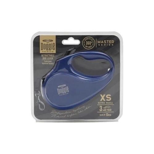 Doggie Master Otomatik Köpek Uzatma Tasması Xsmall Royal Mavi 12 Kg 3 Mt