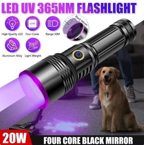 F-365 Uv 20w Şarjlı 26650 Pilli Profesyonel El Feneri