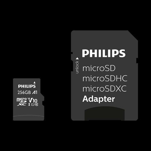 Phılıps 256gb Mıcro Sdxc 80 Mb/s C10 Fm25mp45b/00