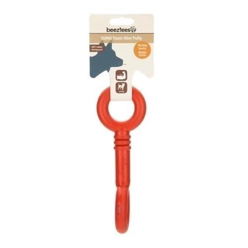 Beeztees Sumo Mini Dental Tutma Saplı Kauçuk Köpek Oyuncağı Kırmızı 20 Cm