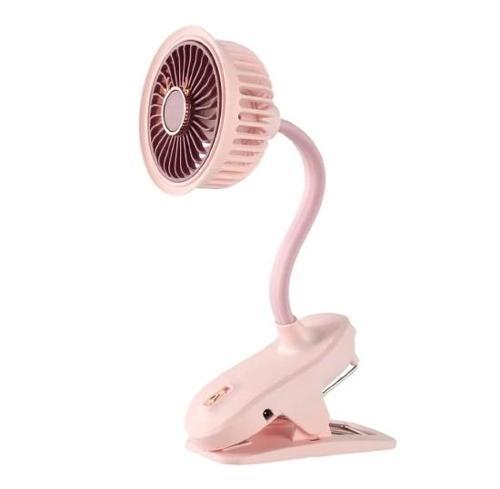 Taşınabilir Mini Klips Bebek Arabası Fanı, Fan Elektrikli Soğutma Hava Sirkülatöründe 360 Derece Dön