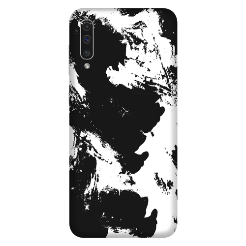 Samsung A50 Kaplama Siyah Beyaz